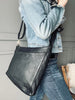 Crossover - Black Libby en cuir de veau souple