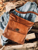 Sac crossover JACO Walnut - Cuir souple