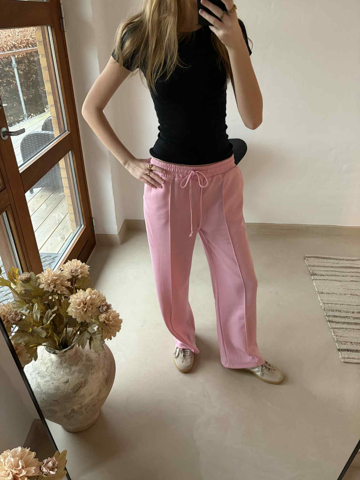 Pantalon Mathilda - rose bébé