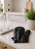 Gant de barbecue - Cuir noir