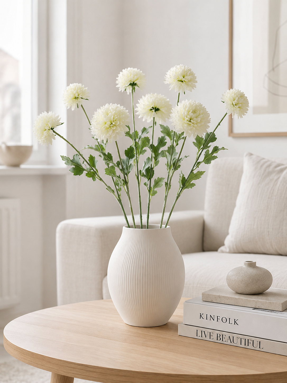 Tige d’allium 60 cm - Blanc