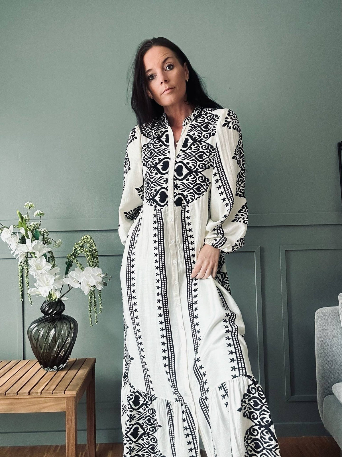 Robe Beige - Coton bohème