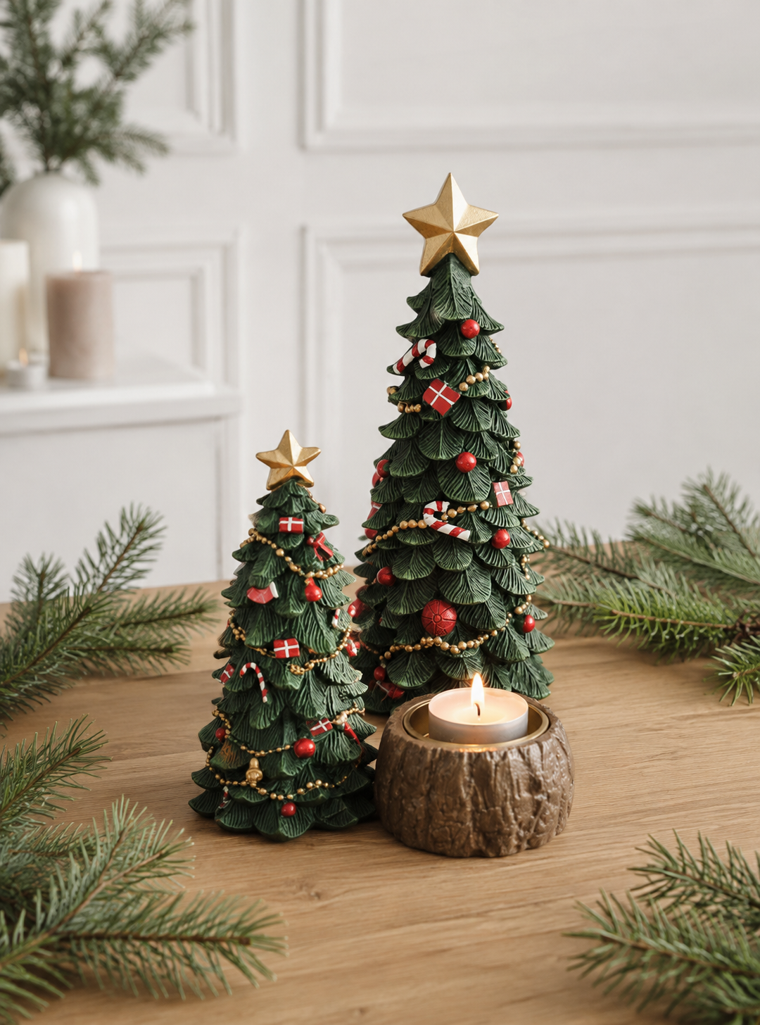 Porte-bougie Sapin de Noël