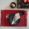 Set de table Rouge antique - Recycling Cotton