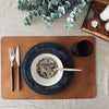 Set de table - cuir de buffle cognac