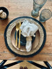 Set de table en Jute avec bord noir