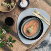 Set de table – Ovale Bleu Poussiéreux