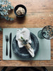 Set de table – Réversible menthe / vert bouteille