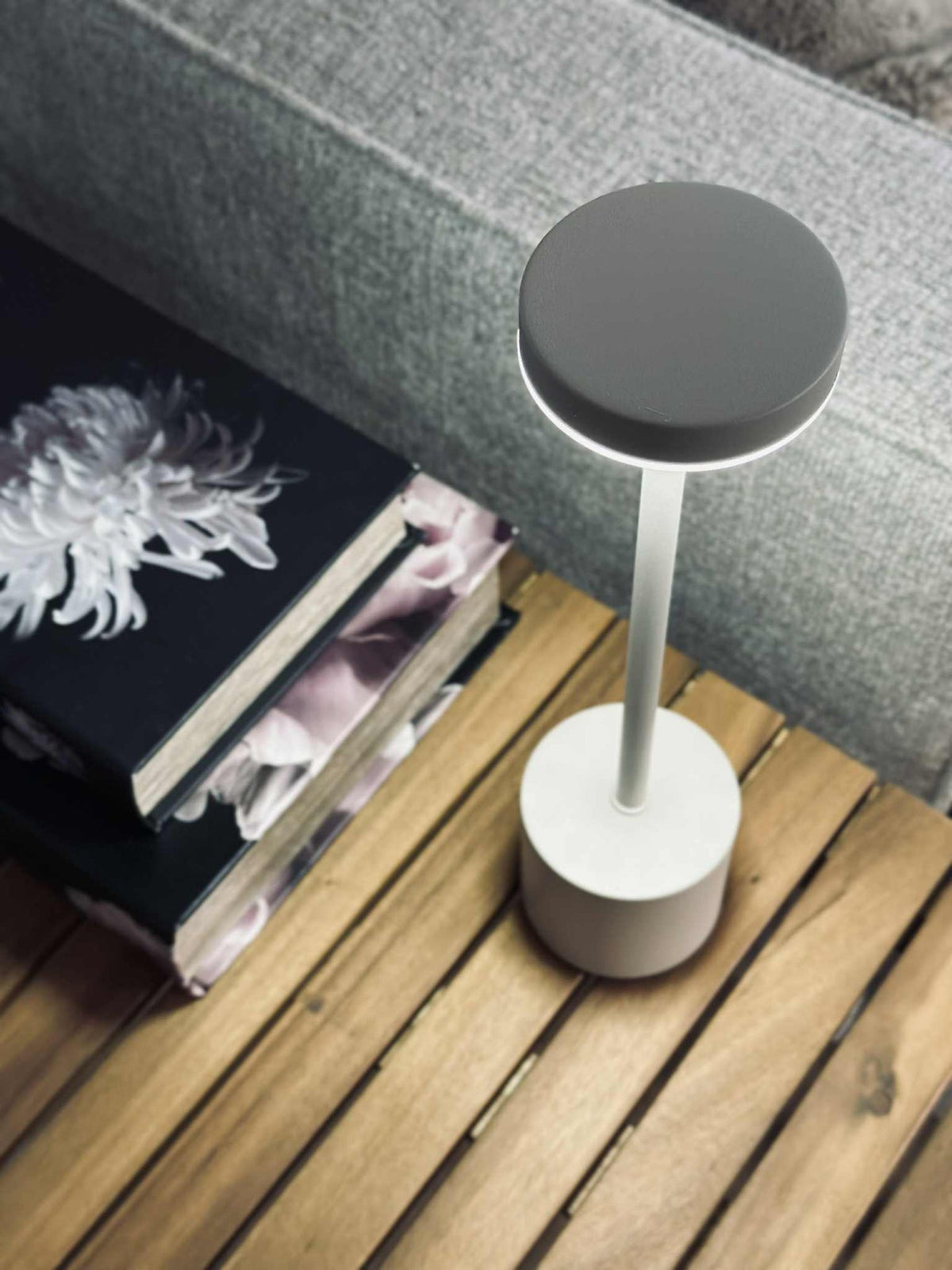 Lampe de table LED KELLY blanche - rechargeable