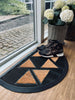 Tapis de porte - Demi-lune ZIG ZAG