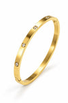 Bracelet rigide Mindy plaqué or 18K