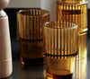 Verres à boire - Ambre - lot de 4