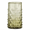 Verre à boire, pois verts , verre recyclé