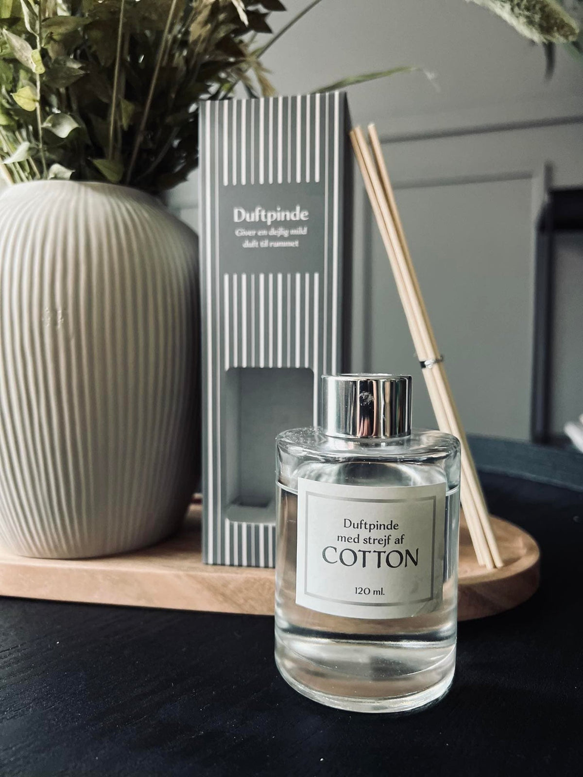 Duftepinde - Cotton 120ml - VIAMAJA.DK