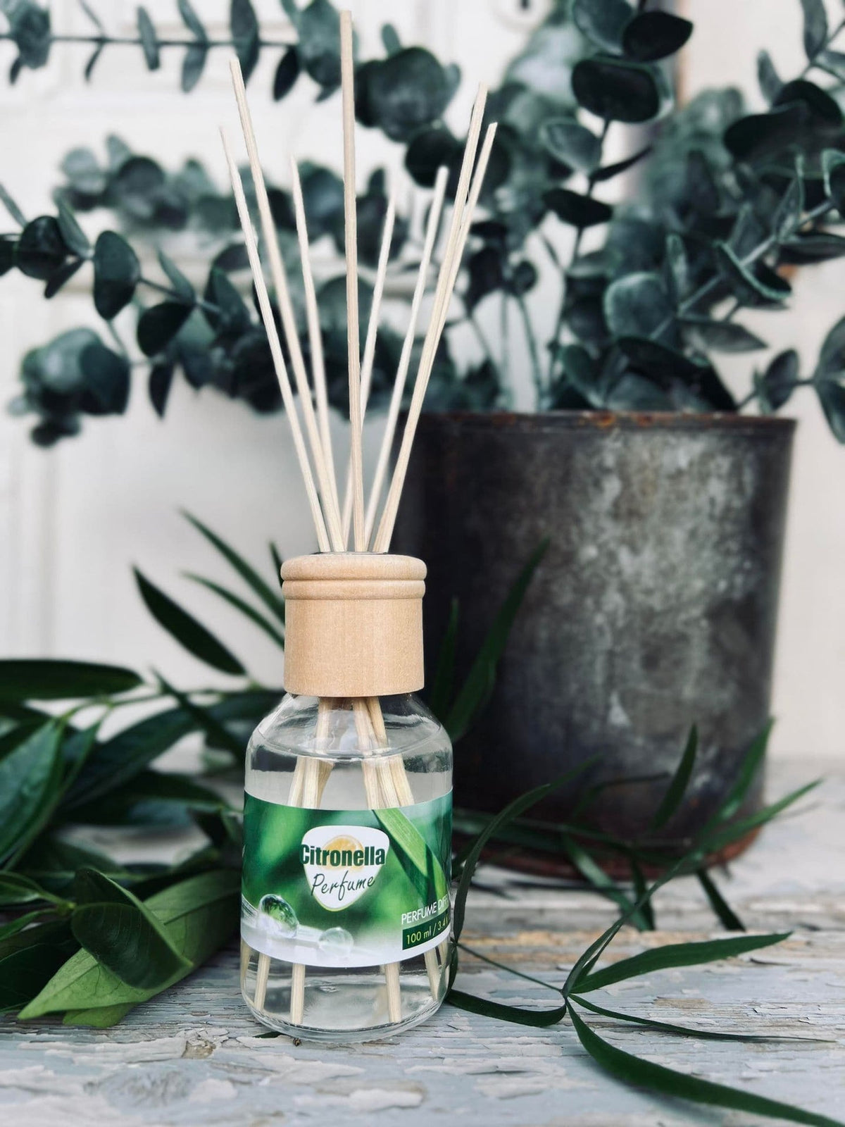 Duftepinde med citronella - 100ml - VIAMAJA.DK