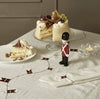 Nappe à drapeaux - mélange de lin 140x360cm