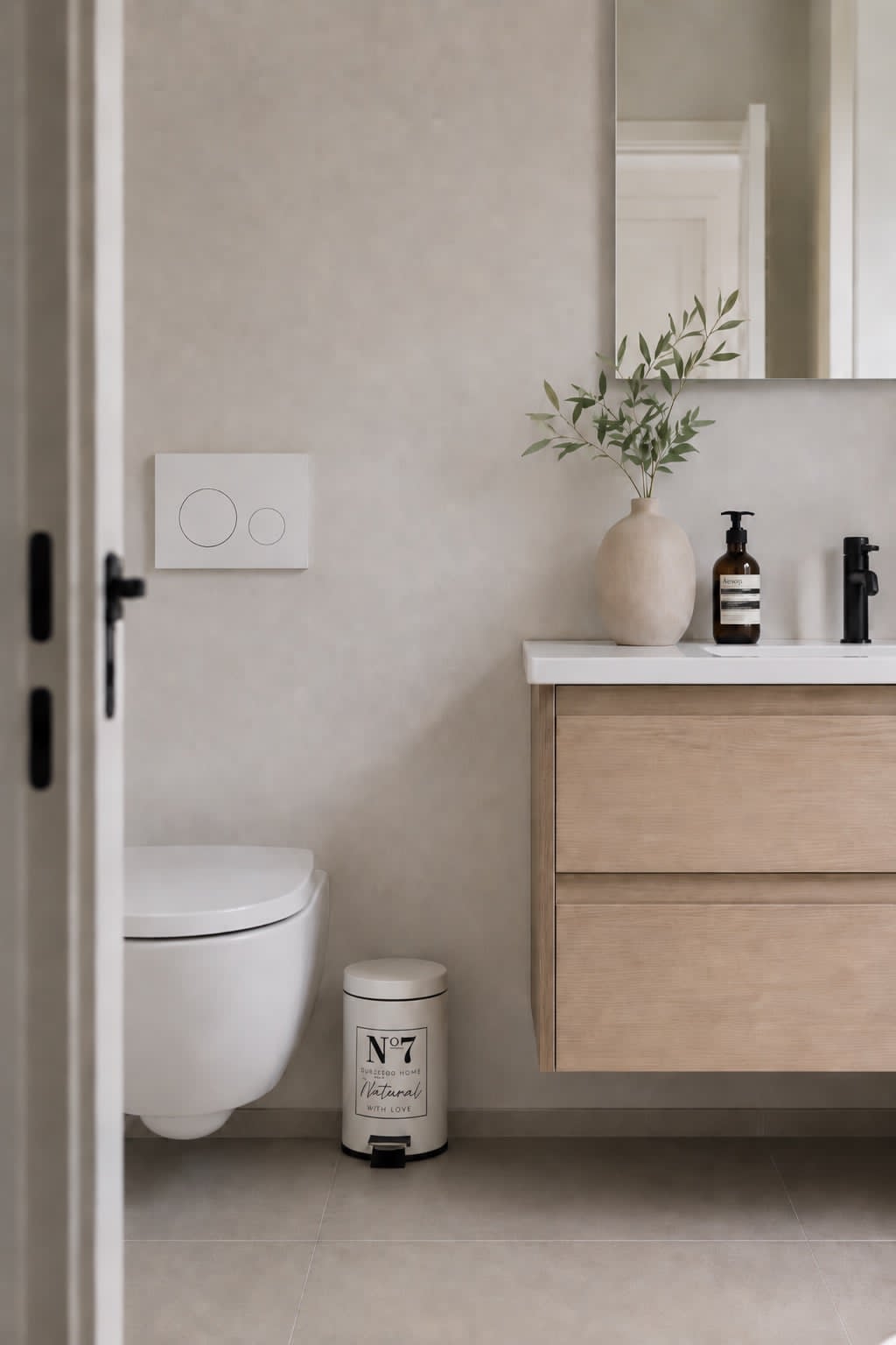Poubelle de toilette No.7 – Blanche