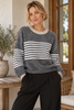 Pull Sicilia Grey – Pull Rayé
