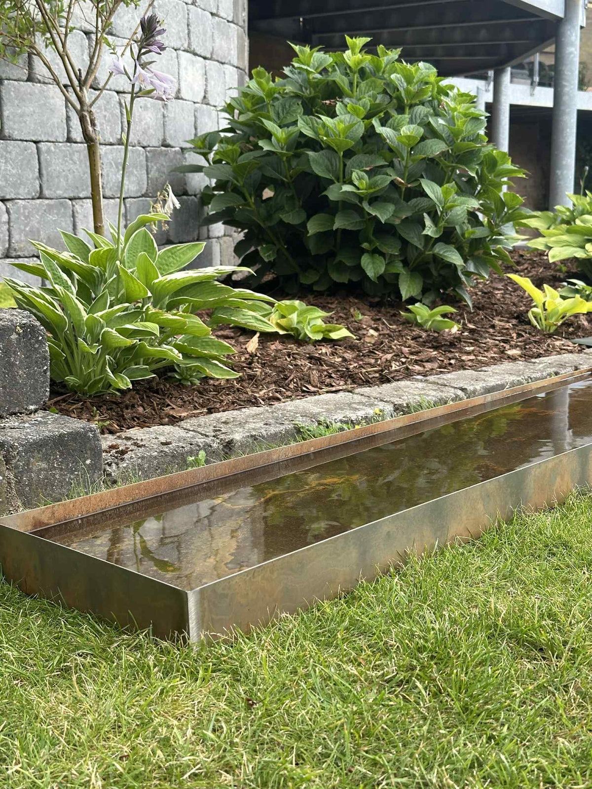 Bassin miroir Rectangle - Rouille