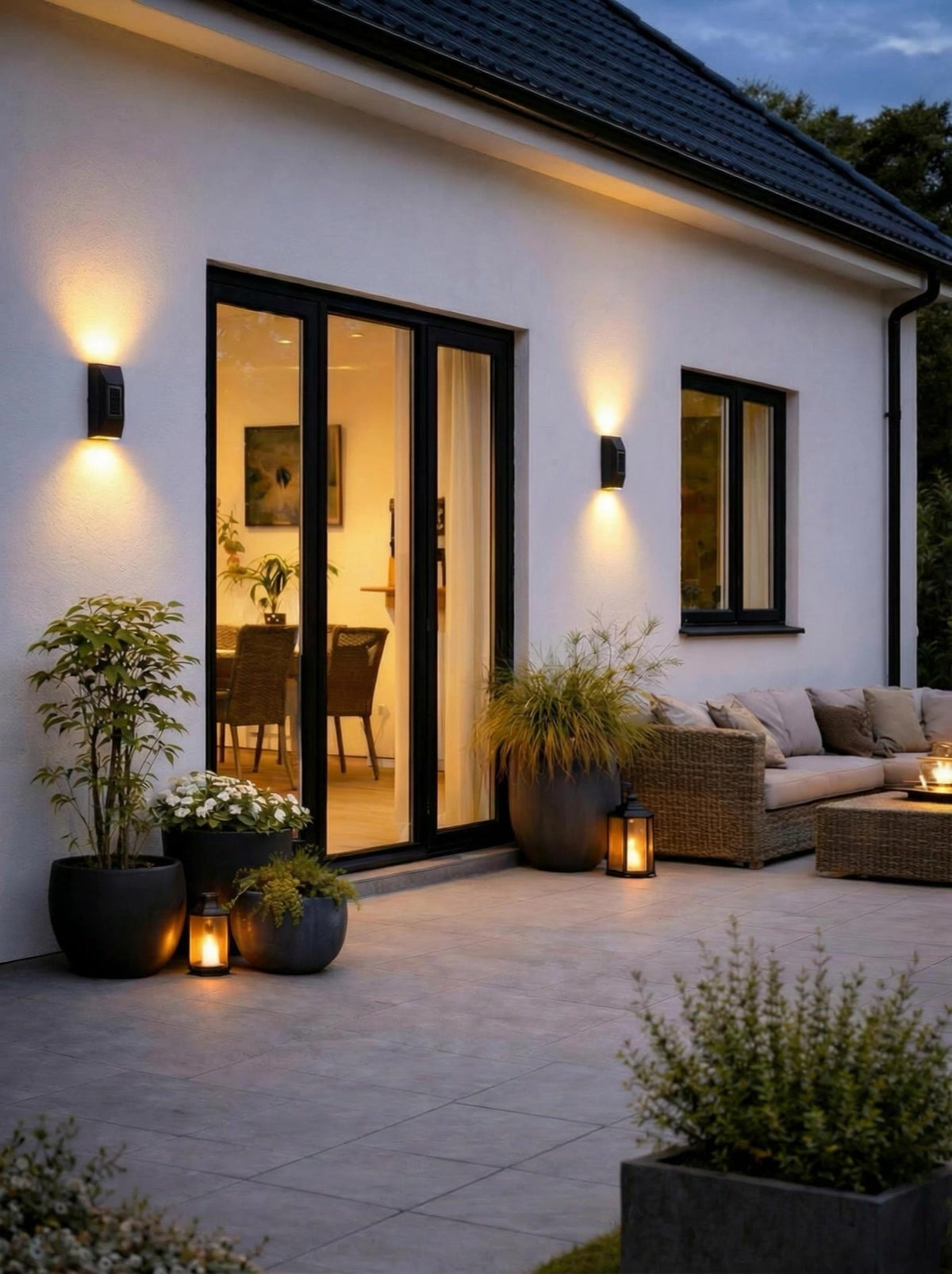 Applique murale avec cellules solaires – Up & Down