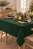 Nappe de Noël Jacquard - Vert 240 cm