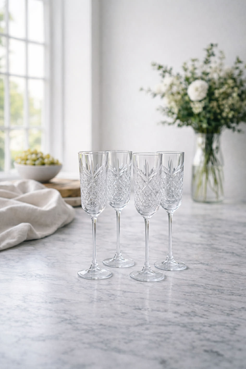 Flûtes à champagne - 4 pcs