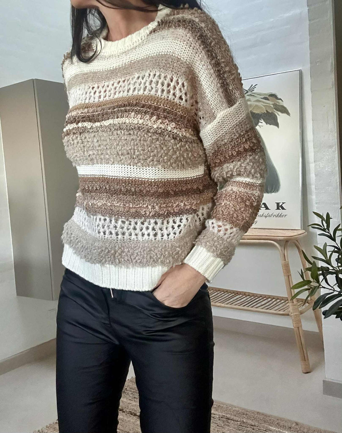 Pull Bianco - Camello