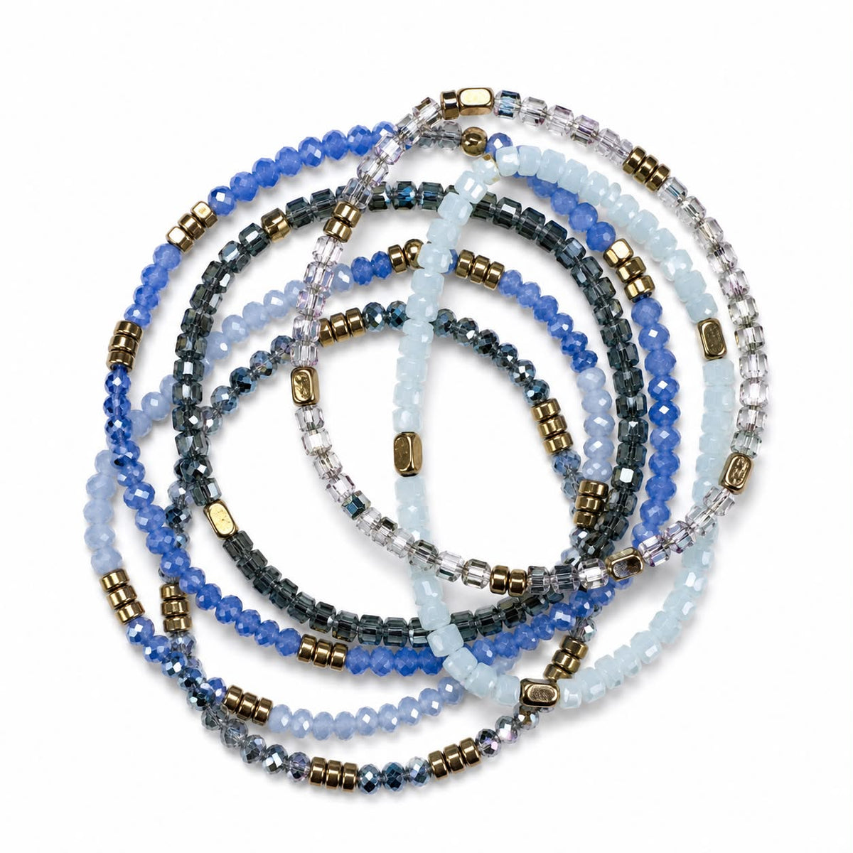 Bracelet Merle – Blue mix 1 pce