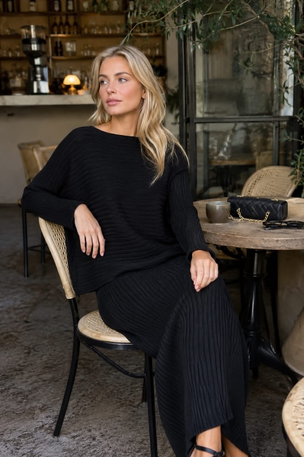 Ensemble en maille Clara Black