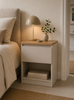 Table de chevet - Hickory / cashmere avec 1 tiroir