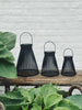 Lanterne avec cellules solaires - GARDEN BLACK 14cm