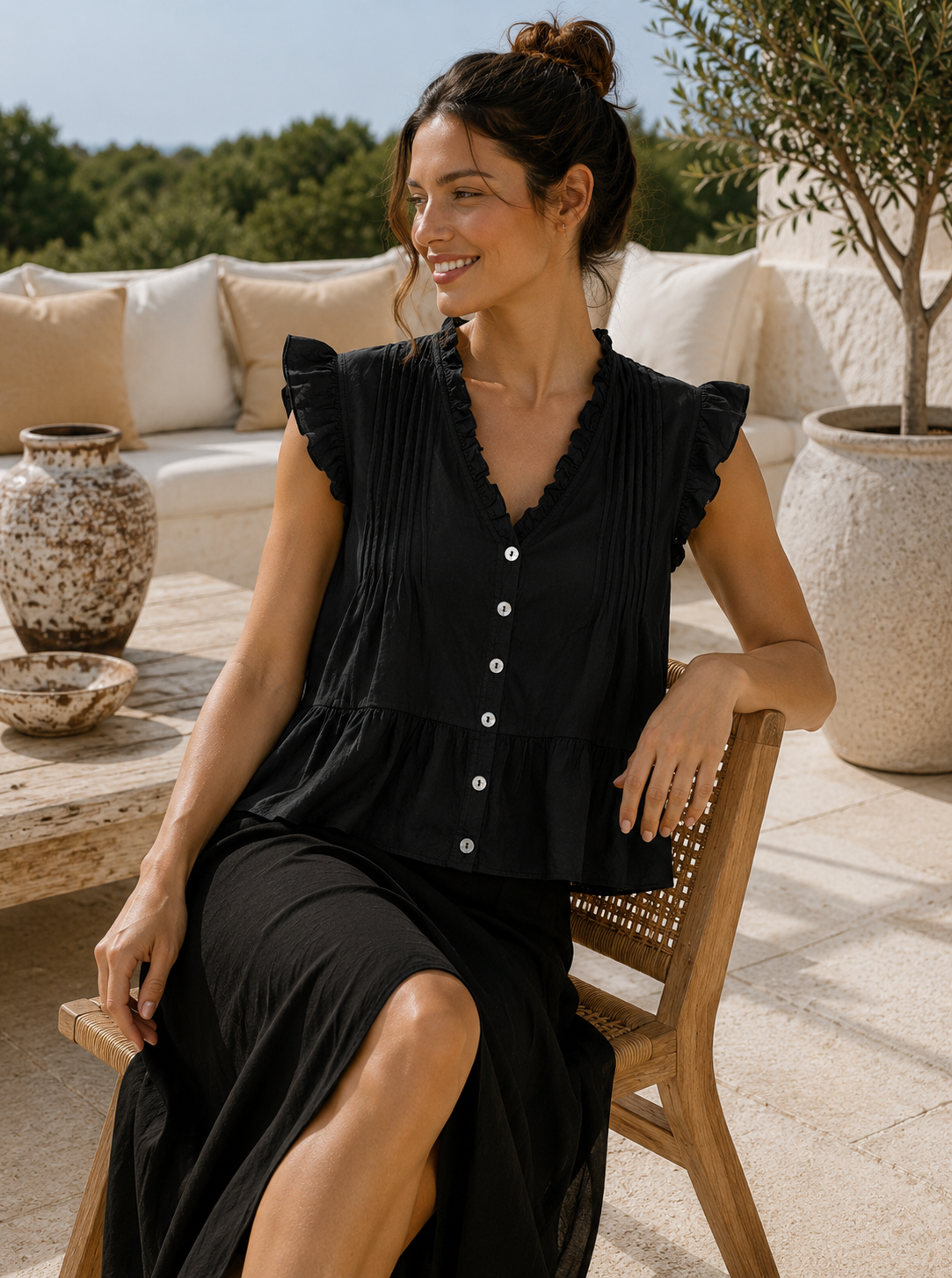 Blouse Emira - black
