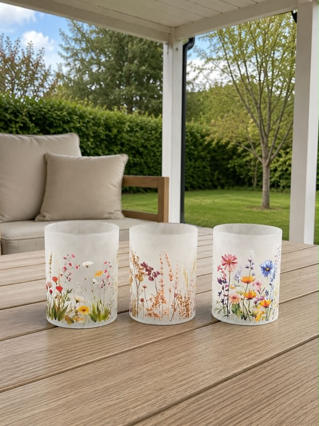 Lampe FLORA - Violet / rose