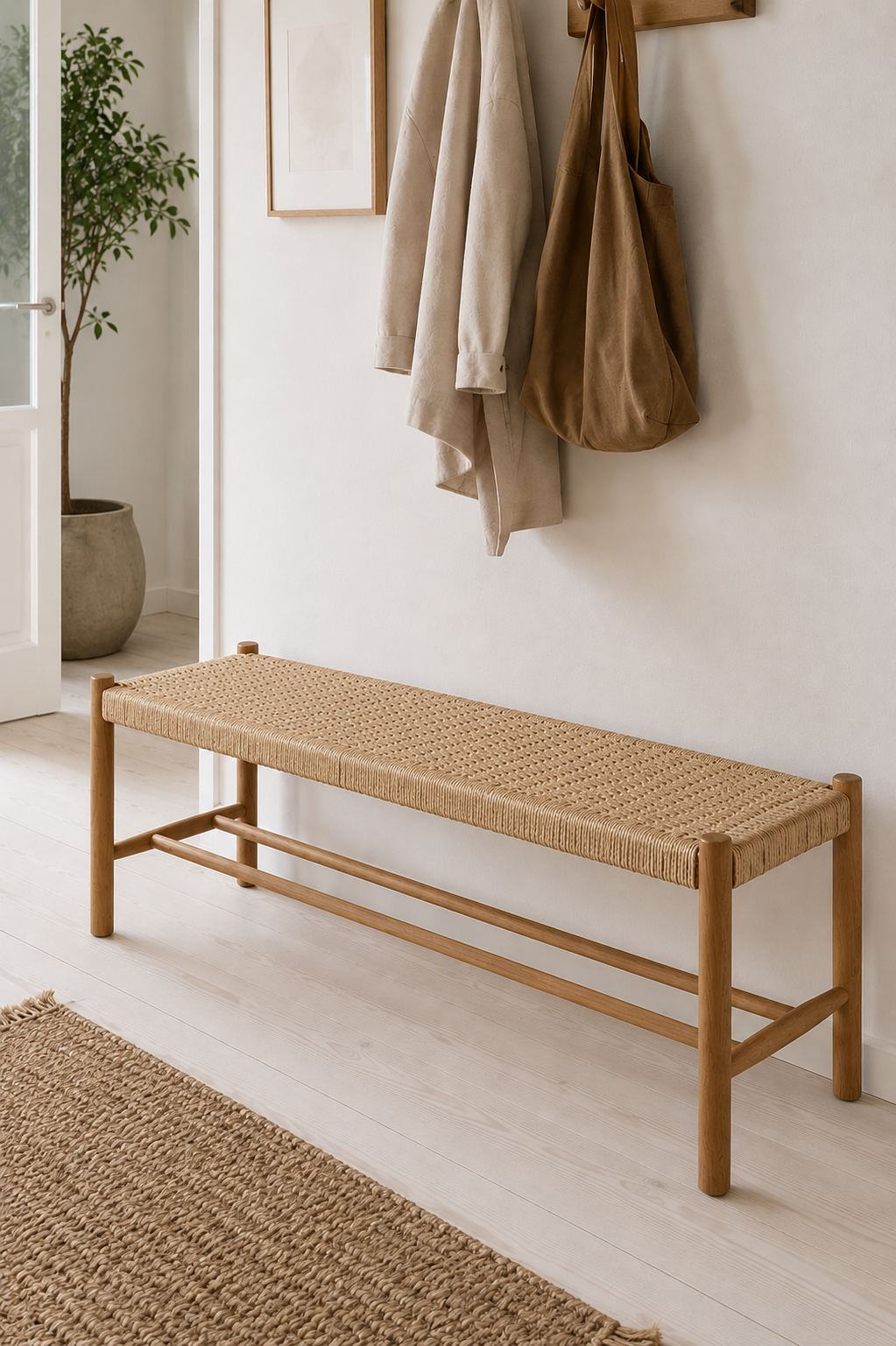 Banc Chêne naturel - 120 cm