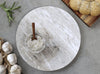 Plat en marbre dia 28cm - Sable