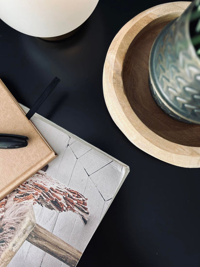 Fad i teak - Dia 20cm - VIAMAJA.DK