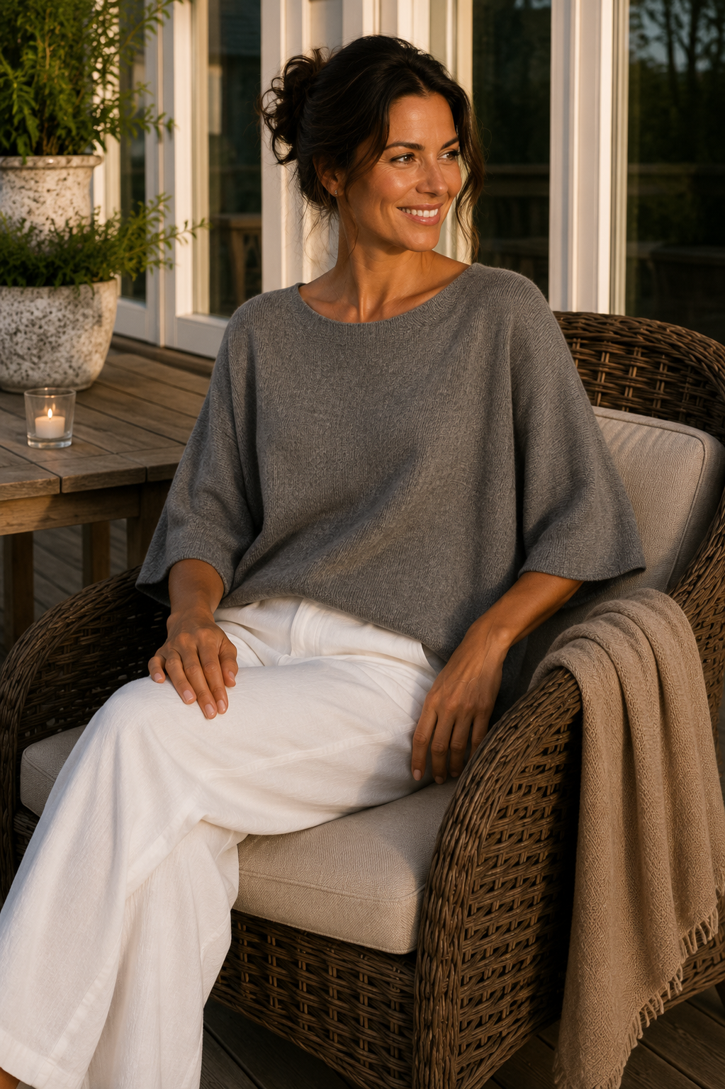 Pull Sia Taupe – Oversize