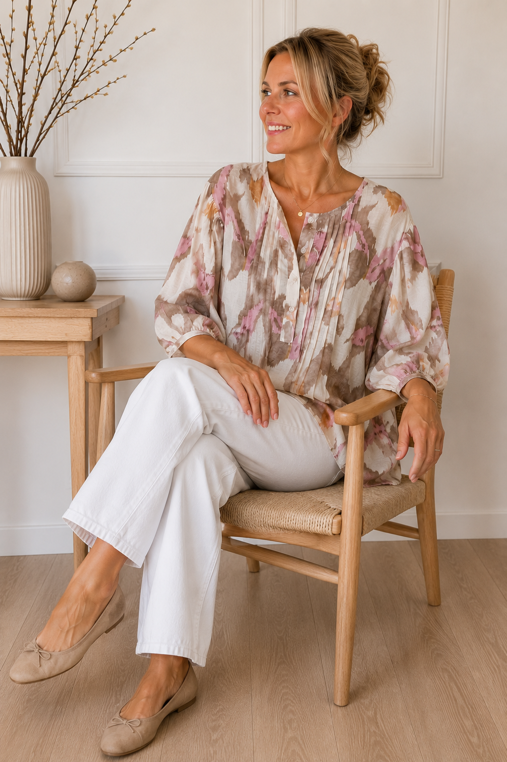 Blouse Cosmos - beige