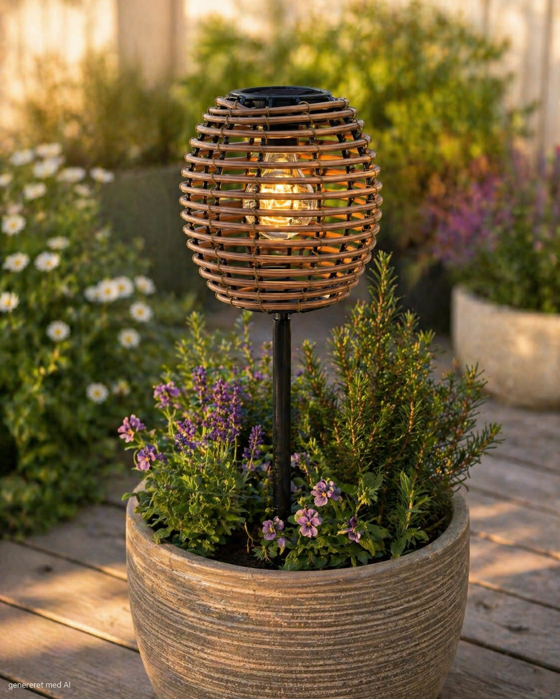 Lanterne sur piquet 53 cm - Solar Natur
