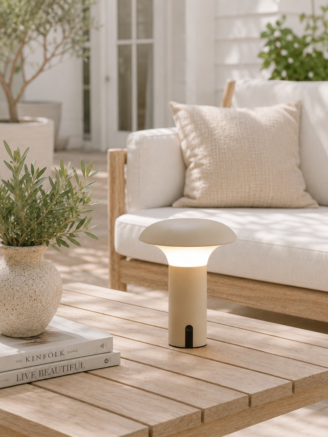 Lampe rechargeable pour l’intérieur et l’extérieur