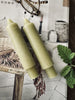 Bougies pour bouteille 15 cm - lot de 2 Vert rustique