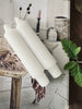 Bougies pour bouteille 15 cm - Lot de 2 Blanc rustique