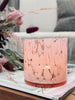 Photophore en verre soufflé à la bouche Rose