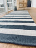 Tapis de sol LARGE RAYURE 70x200 cm anthracite / naturel