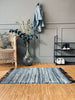 Tapis en denim et jute - 60x90 cm