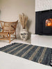 Tapis en cuir tressé – 60 x 90 cm