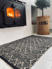 Tapis en peau - Gris 60x90cm