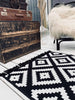 Tapis de sol - Noir / Blanc - 80x200