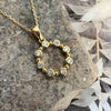 Collier Naja plaqué or 18 carats en argent sterling