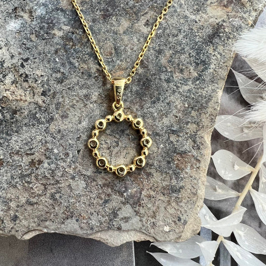 Halskæde Naja Sterling Silver 18k forgyldt - VIAMAJA.DK